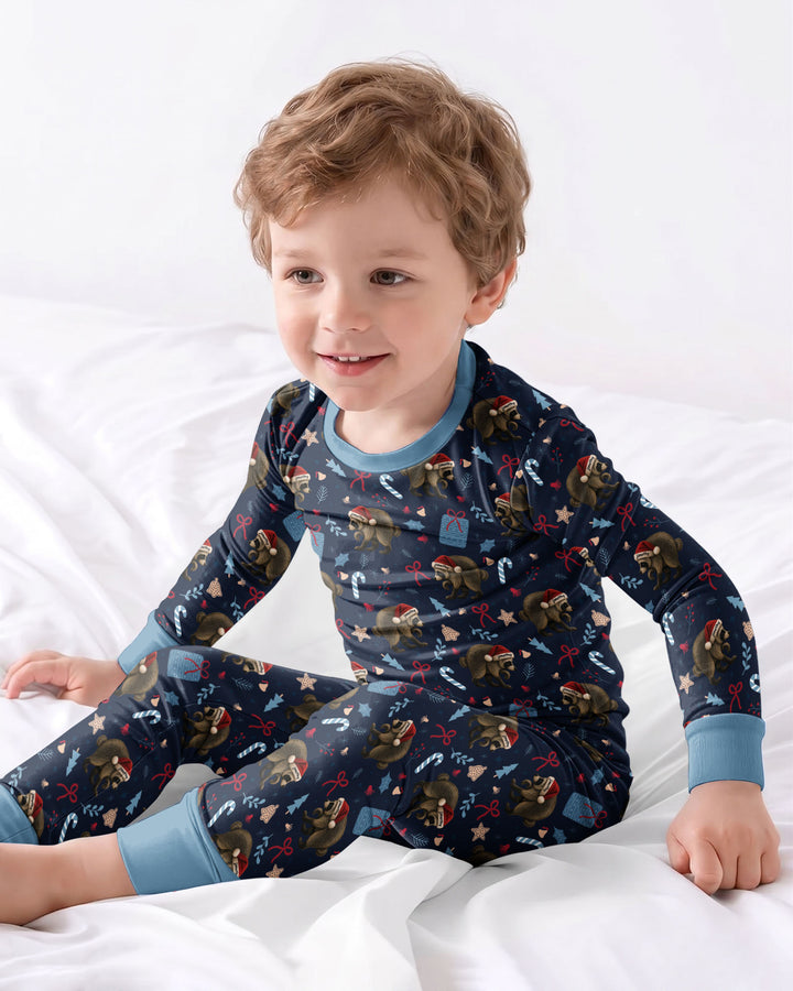 Be A Merry Jimothy Bamboo Two Piece Long Sleeve Pajama Set