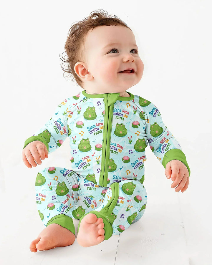 Gerippte Babykleidung mit individuellem Foto - Weich &amp; Skizzenhaft