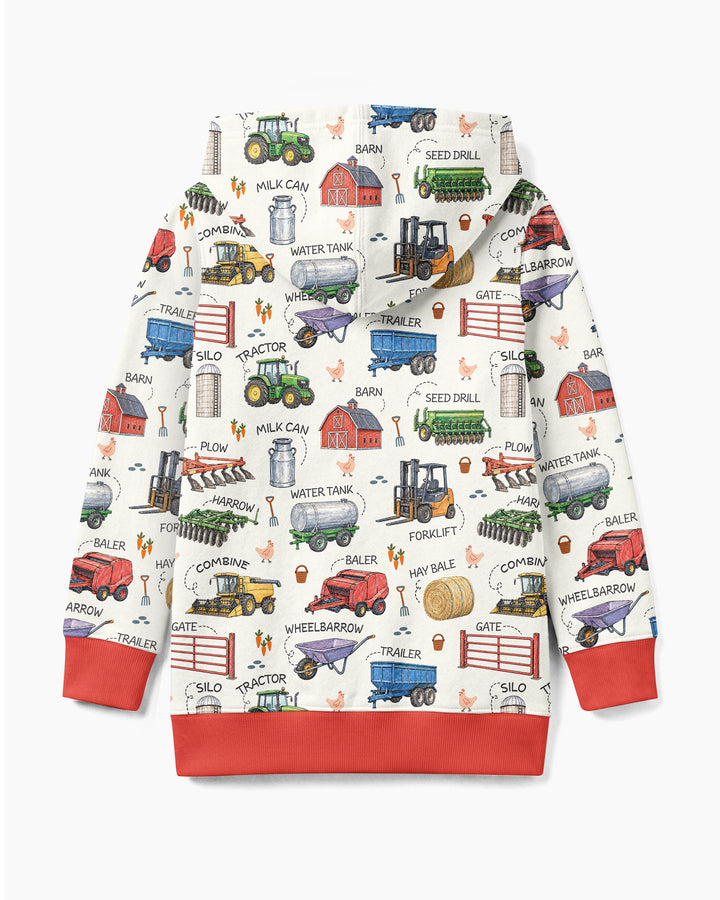 Little Farmer Bamboo Zip Hoodie