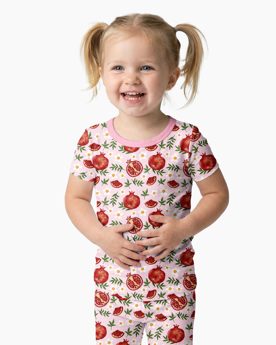 Zweiteiliges, kurzärmliges Pyjama-Set mit Marienkäfern