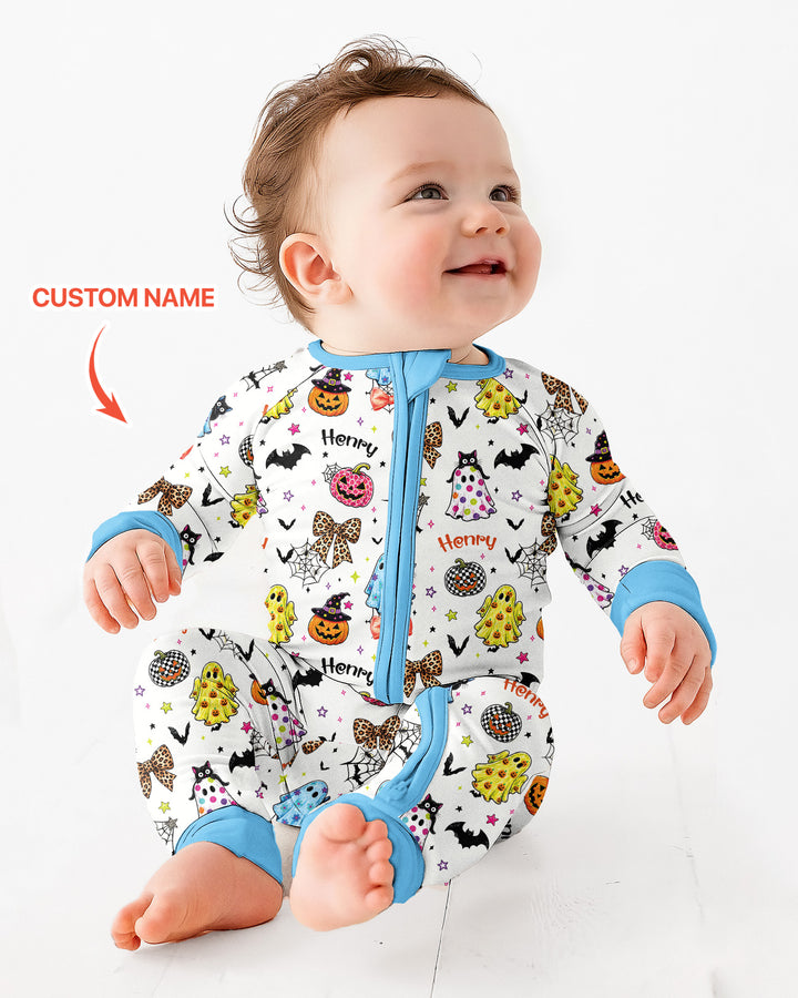 Custom Name Coquette Summerween Bamboo Convertible Zippy