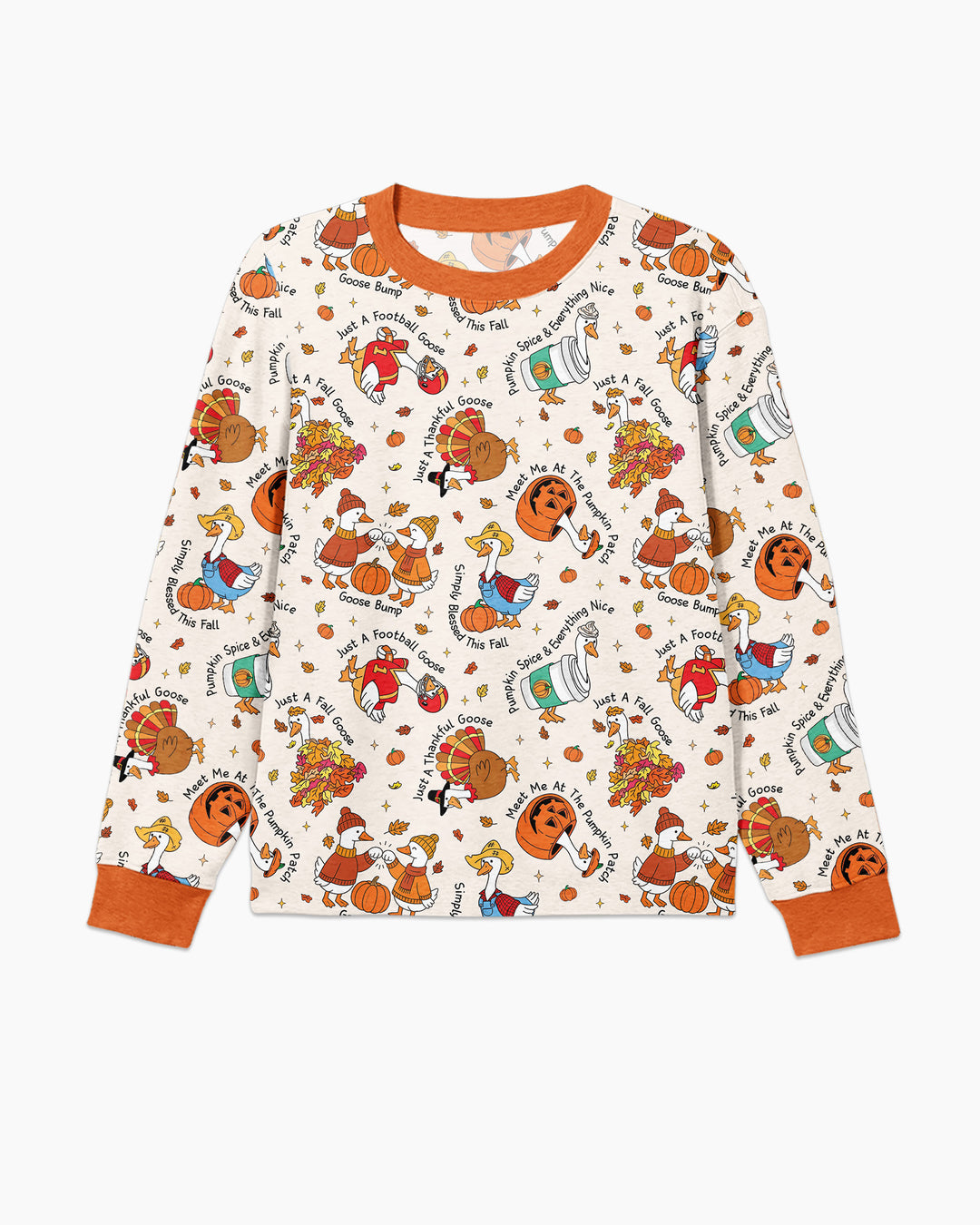 Just A Fall Goose Family Matching Bamboo Men's Pajama Set