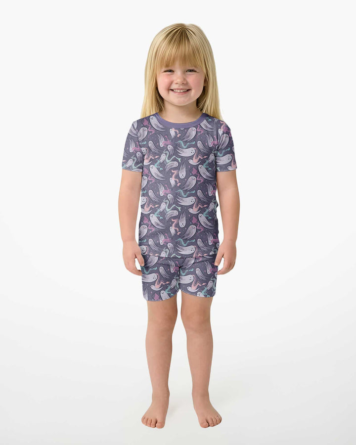 Whimsical Spirits Bamboo Two Piece Short Sleeve Shorts Pajama Set