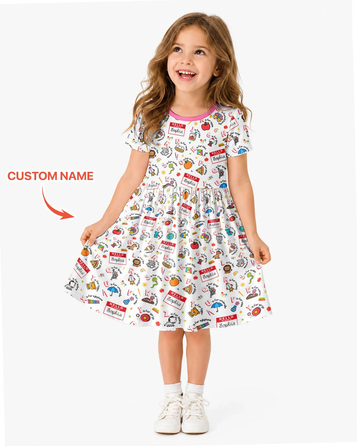 Vorlage Bambus Twirl Kleid
