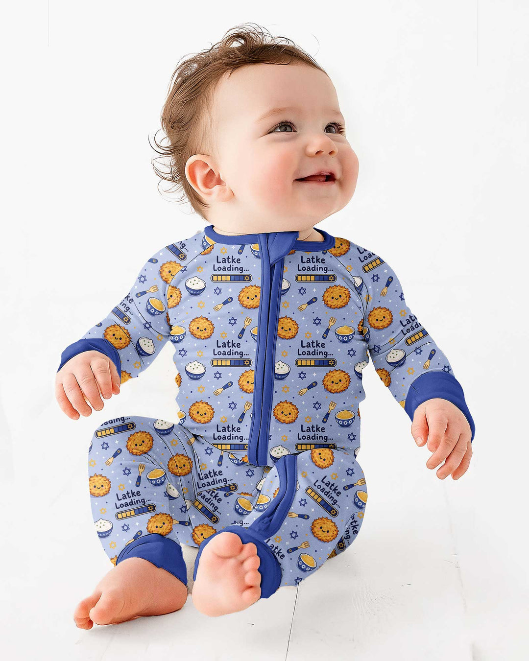 Latke For Hanukkah Bamboo Convertible Zippy