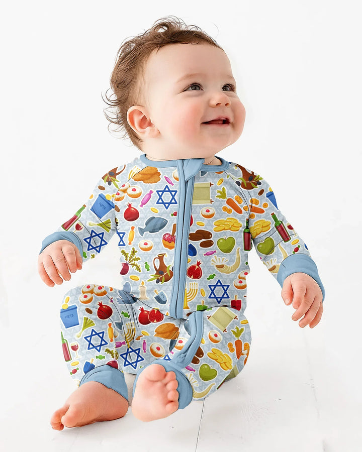 Gerippte Babykleidung mit individuellem Foto - Weich &amp; Skizzenhaft