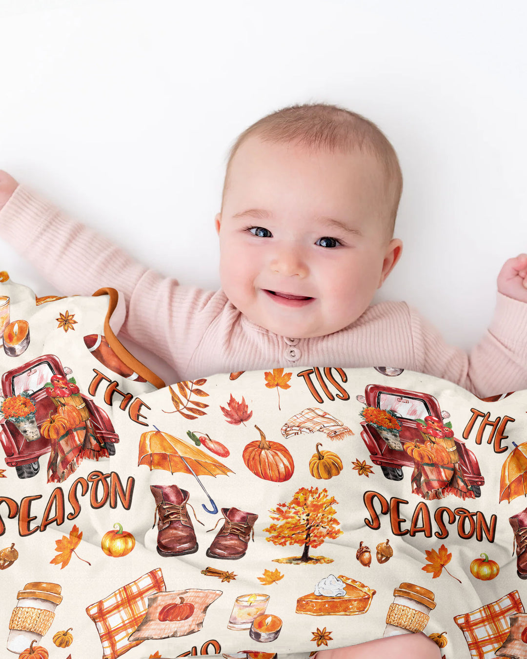 Fall Tis the Season Bamboo Blanket