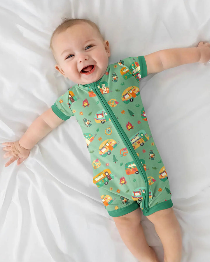 Happy Little Camper Bamboo Shorty Zippy