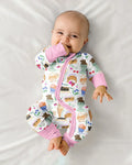 Gerippte Babykleidung mit individuellem Foto - Weich &amp; Skizzenhaft