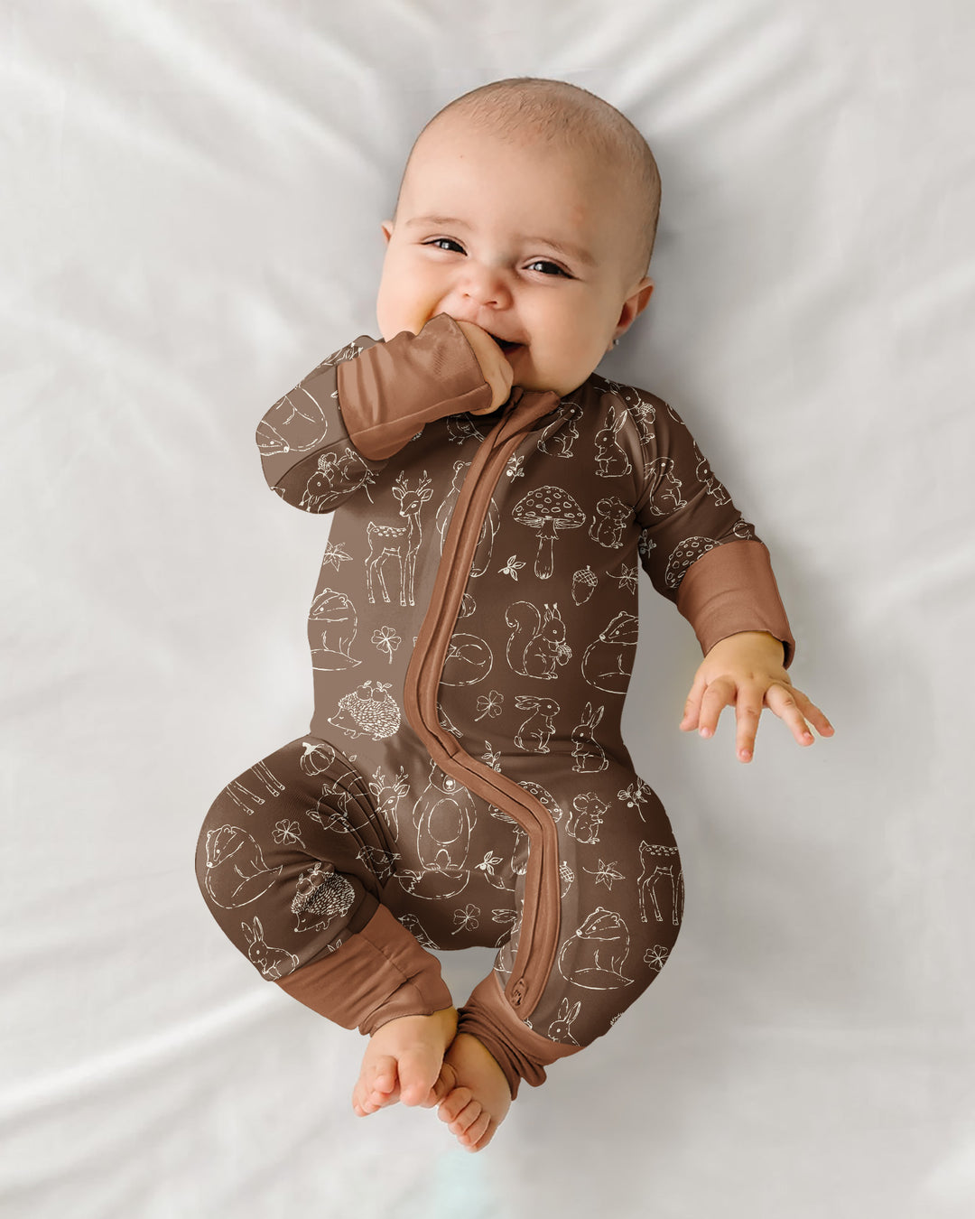 Gerippte Babykleidung mit individuellem Foto - Weich &amp; Skizzenhaft