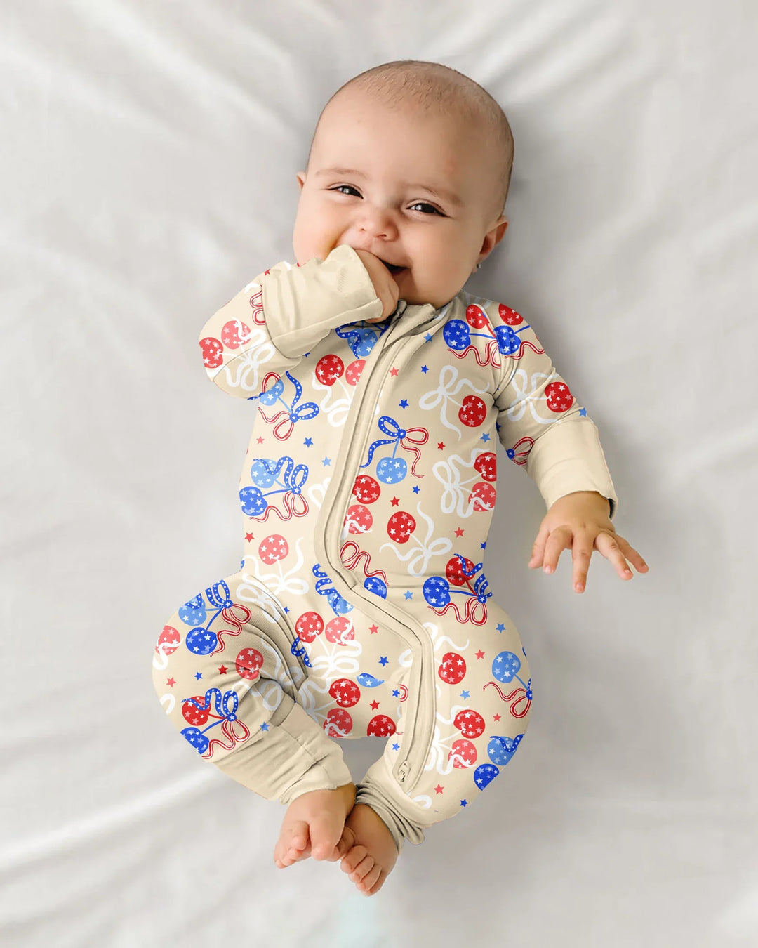 Cherry America 4th of July Bamboo Convertible Zippy