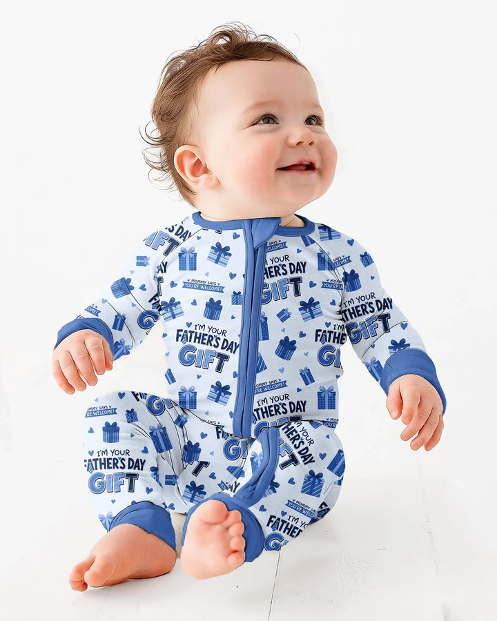 Gerippte Babykleidung mit individuellem Foto - Weich &amp; Skizzenhaft
