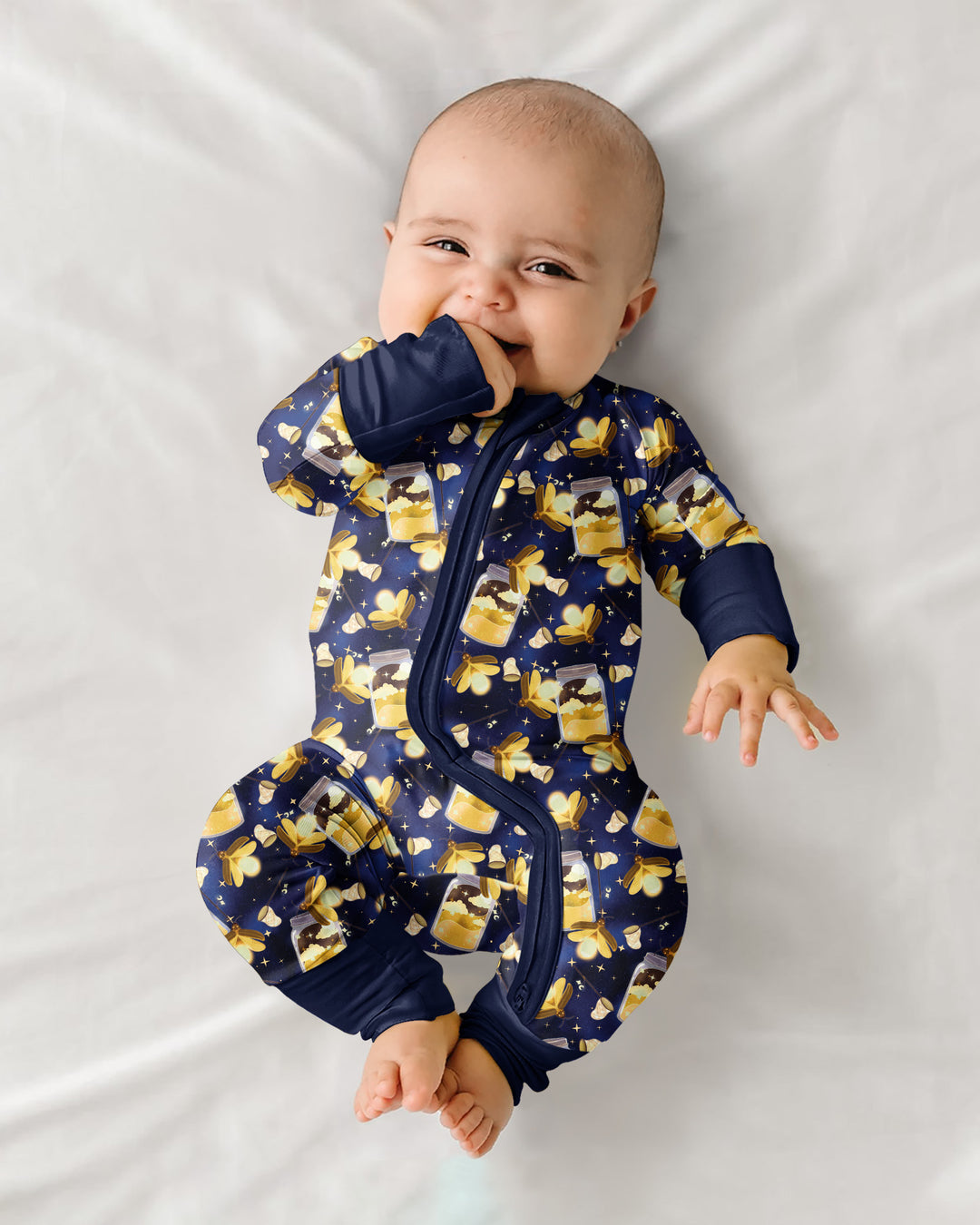 Gerippte Babykleidung mit individuellem Foto - Weich &amp; Skizzenhaft