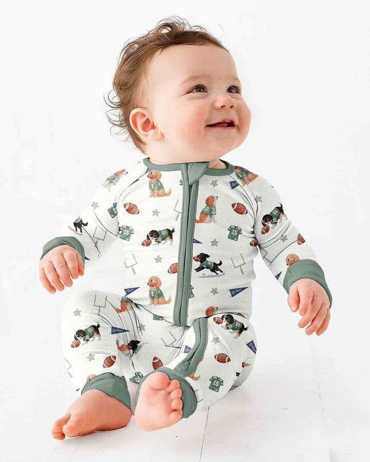 Gerippte Babykleidung mit individuellem Foto - Weich &amp; Skizzenhaft
