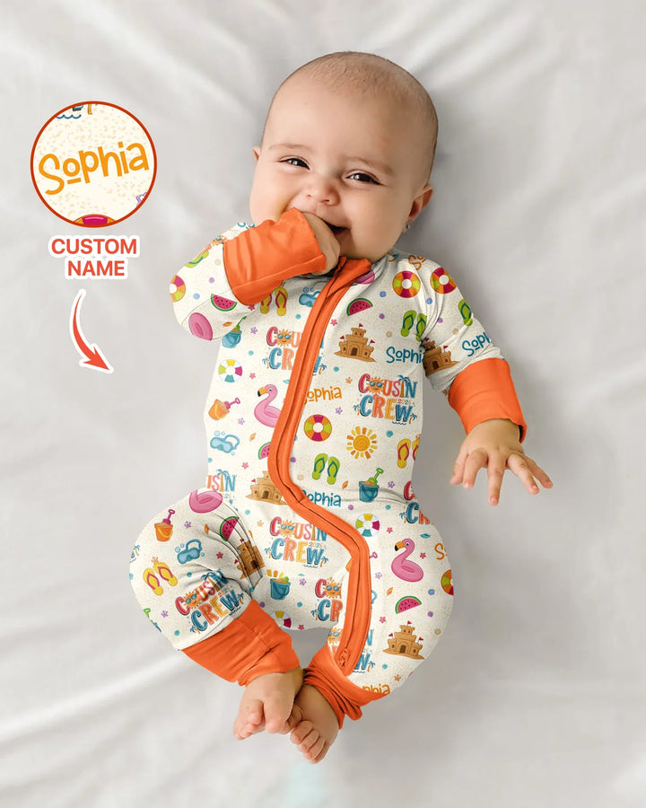 Gerippte Babykleidung mit individuellem Foto - Weich &amp; Skizzenhaft