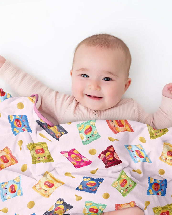 Potato Chips Bamboo Blanket