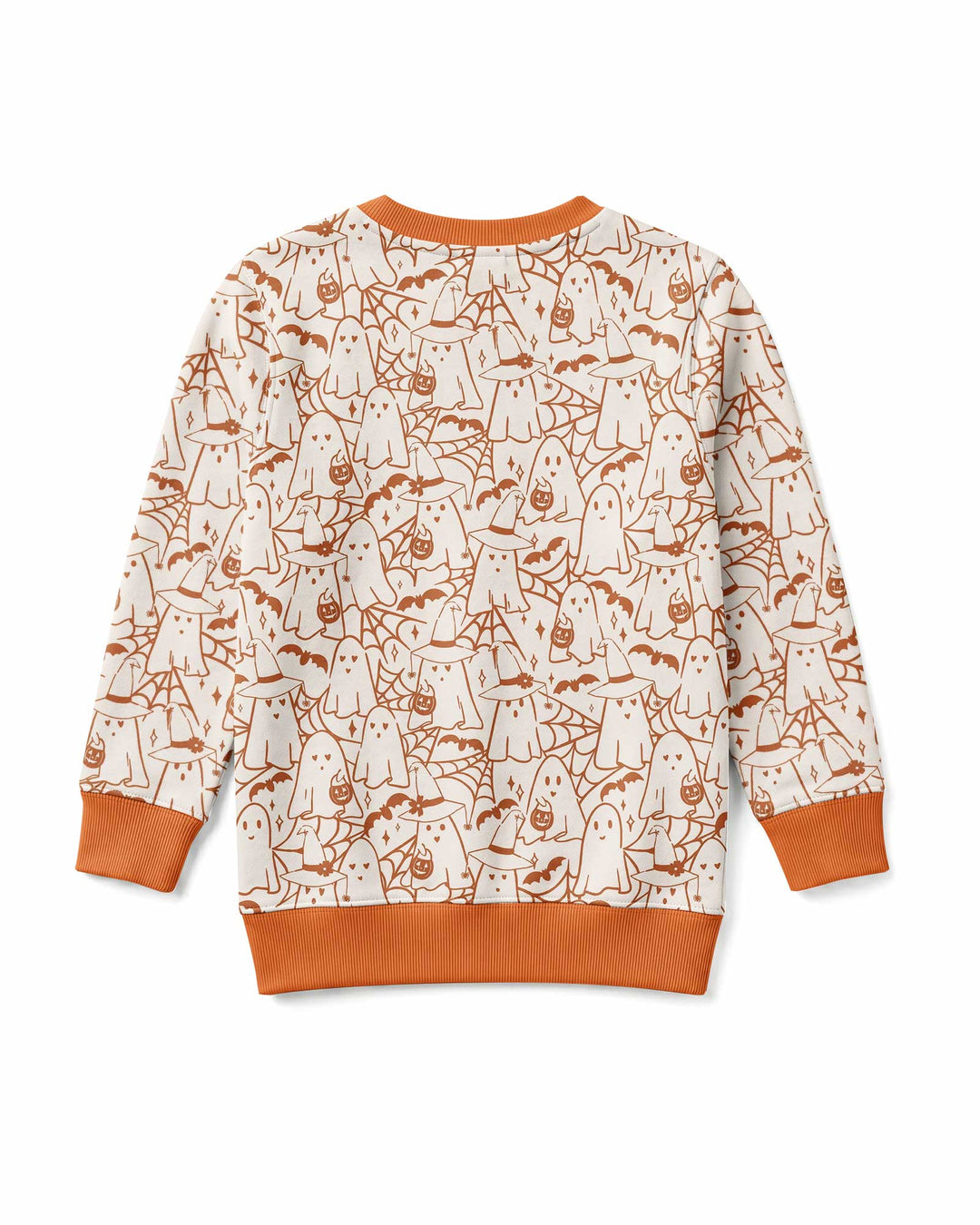 Boo Trick or Treat Ghosts Halloween Bamboo Crewneck Sweatshirt