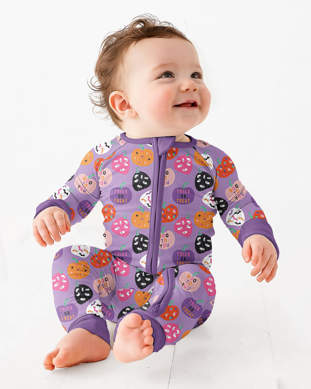 Boo Pumpkin Season Bamboo Convertible Zippy