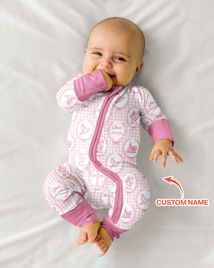 Gerippte Babykleidung mit individuellem Foto - Weich &amp; Skizzenhaft