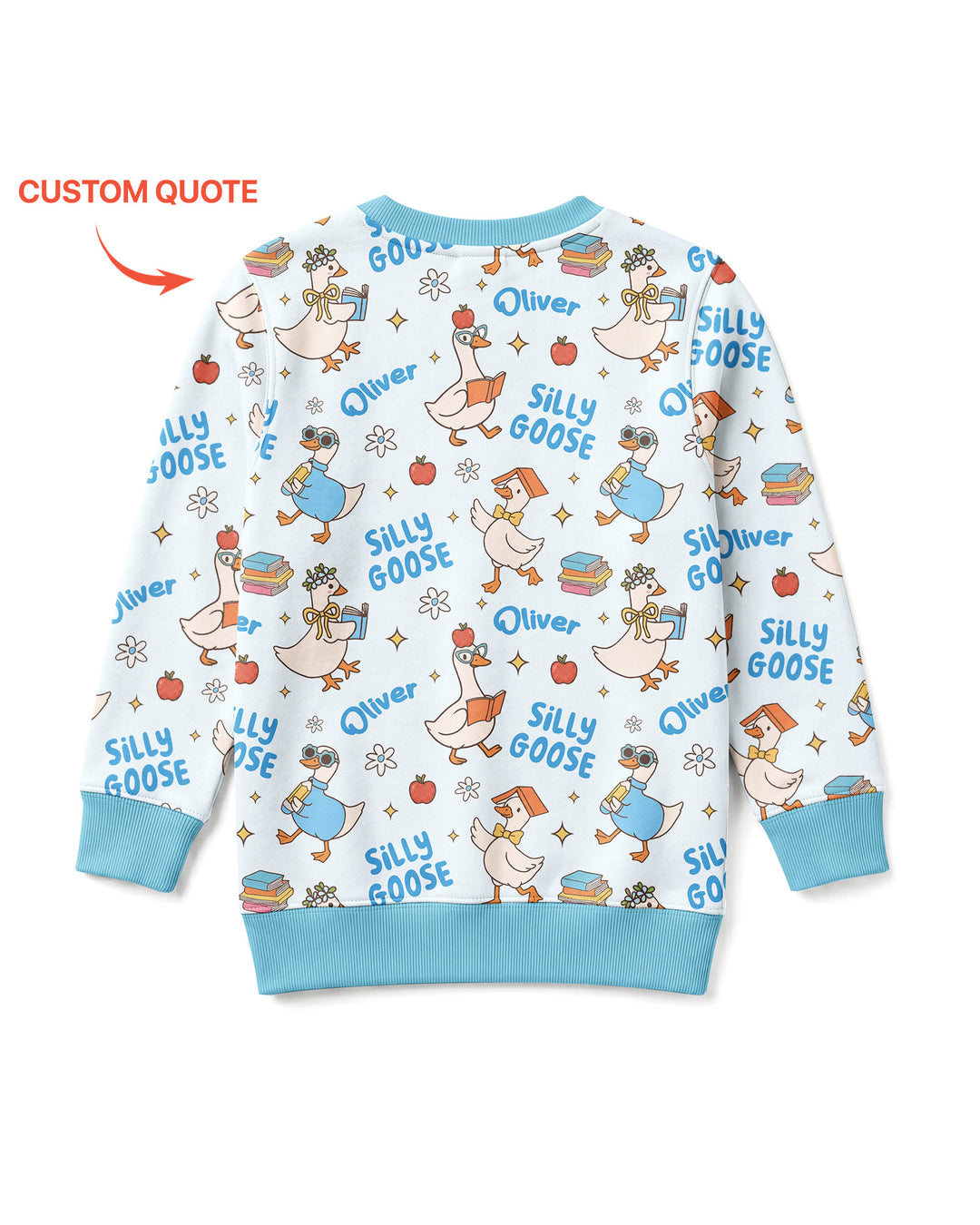 Custom Template Bambus-Rundhals-Sweatshirt