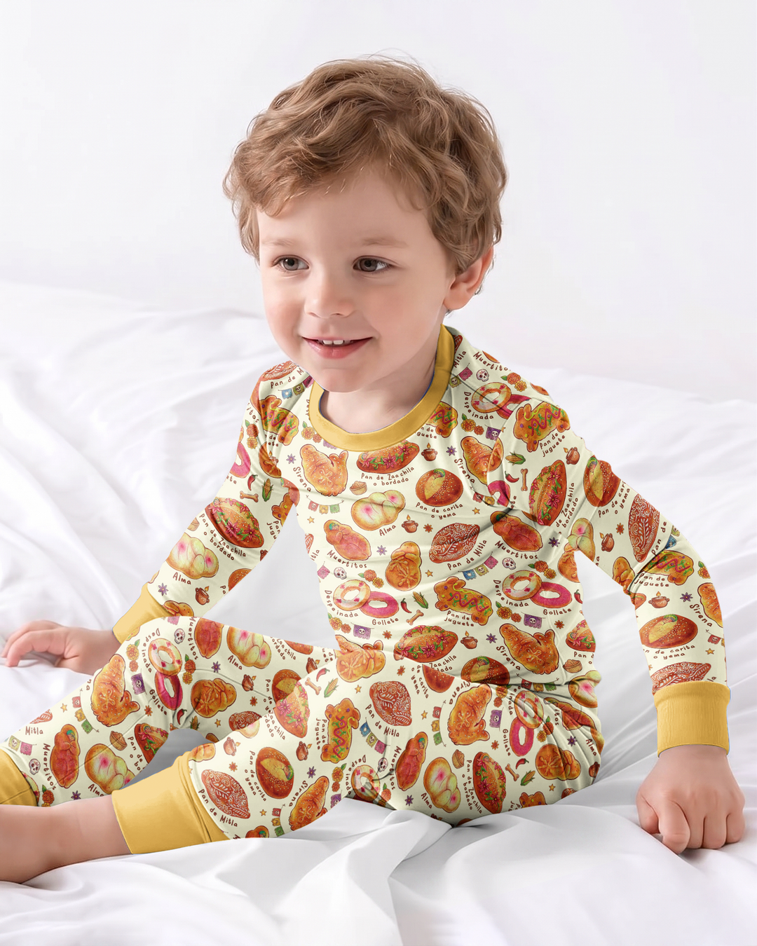 Pan Dulce Dreams Bamboo Two Piece Long Sleeve Pajama Set