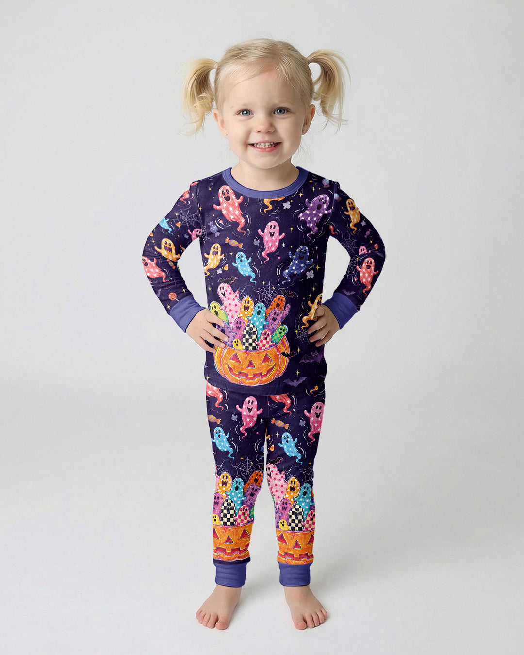 Stay Spooky Bamboo Two Piece Long Sleeve Pajama Set