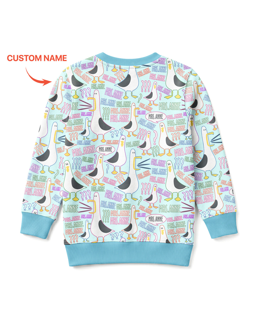 Custom Template Bambus-Rundhals-Sweatshirt