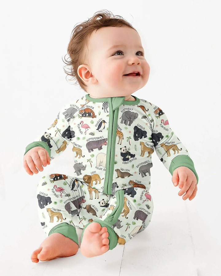 Safari Animals Bamboo Convertible Zippy