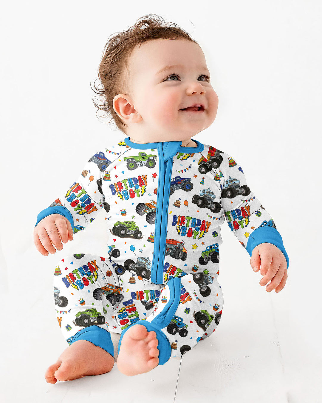 Gerippte Babykleidung mit individuellem Foto - Weich &amp; Skizzenhaft
