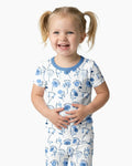 Zweiteiliges, kurzärmliges Pyjama-Set mit Marienkäfern