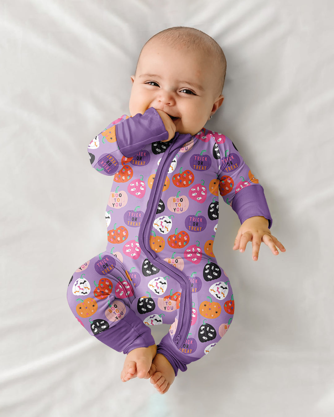 Boo Pumpkin Season Bamboo Convertible Zippy