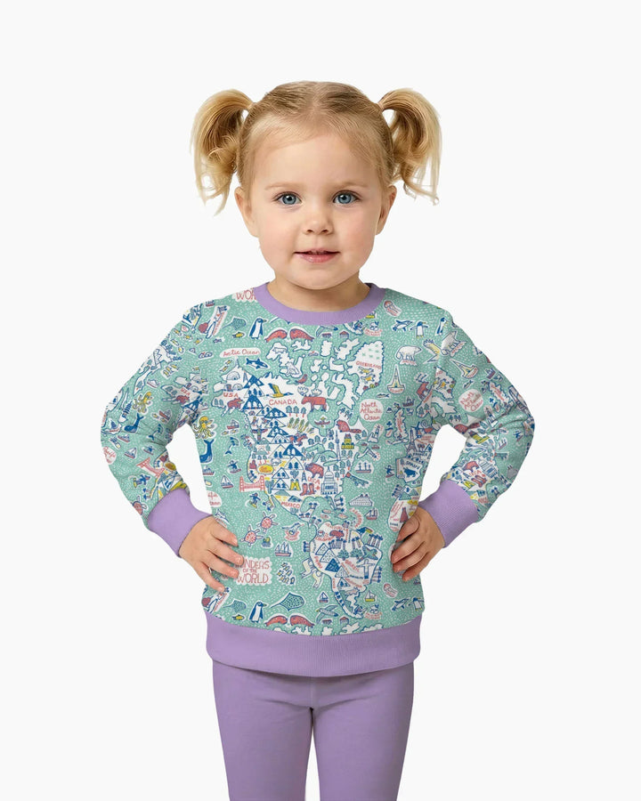 Hello World Wonders Bambus Crewneck Sweatshirt