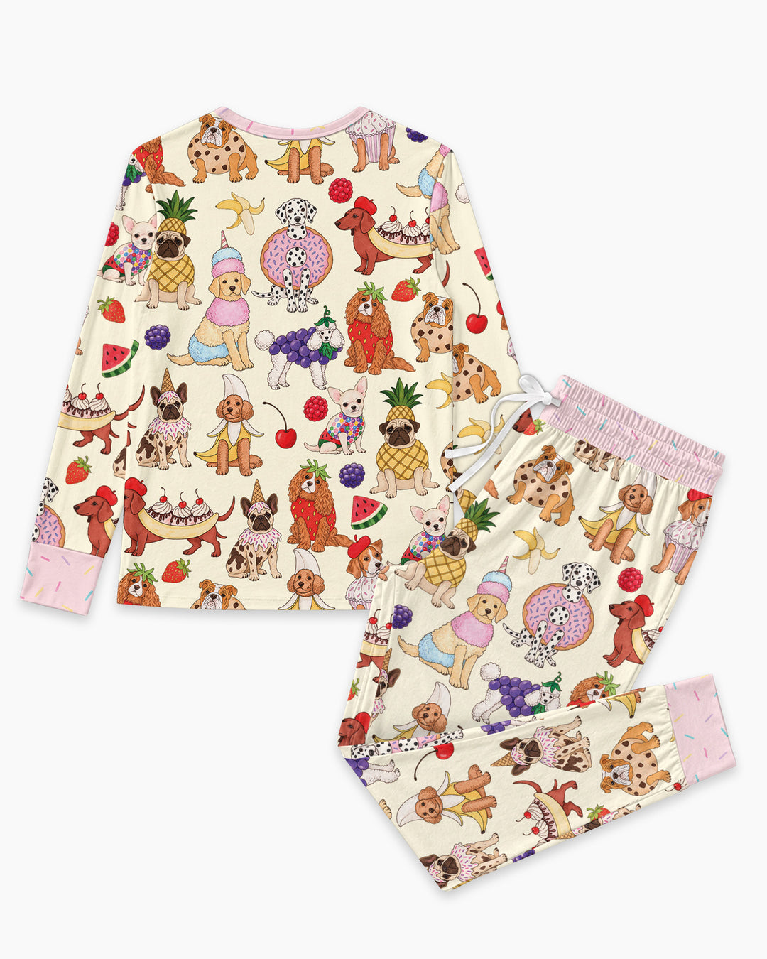 Sweet Treat Pups Bamboo Women Pajama Set