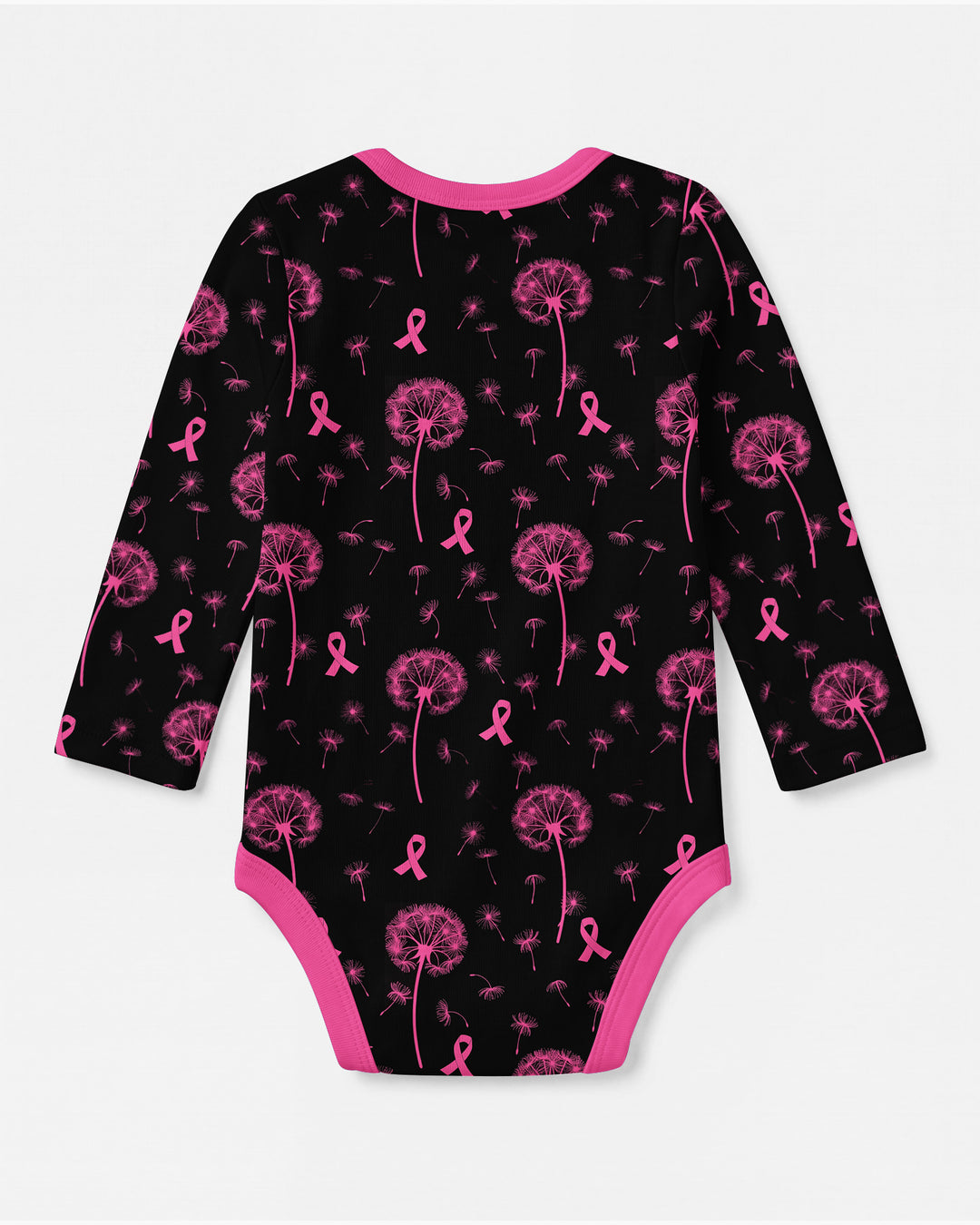Dandelion Pink For Dad Bamboo Bodysuit