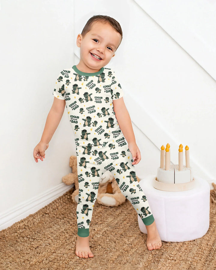 Zweiteiliges, kurzärmliges Pyjama-Set mit Marienkäfern