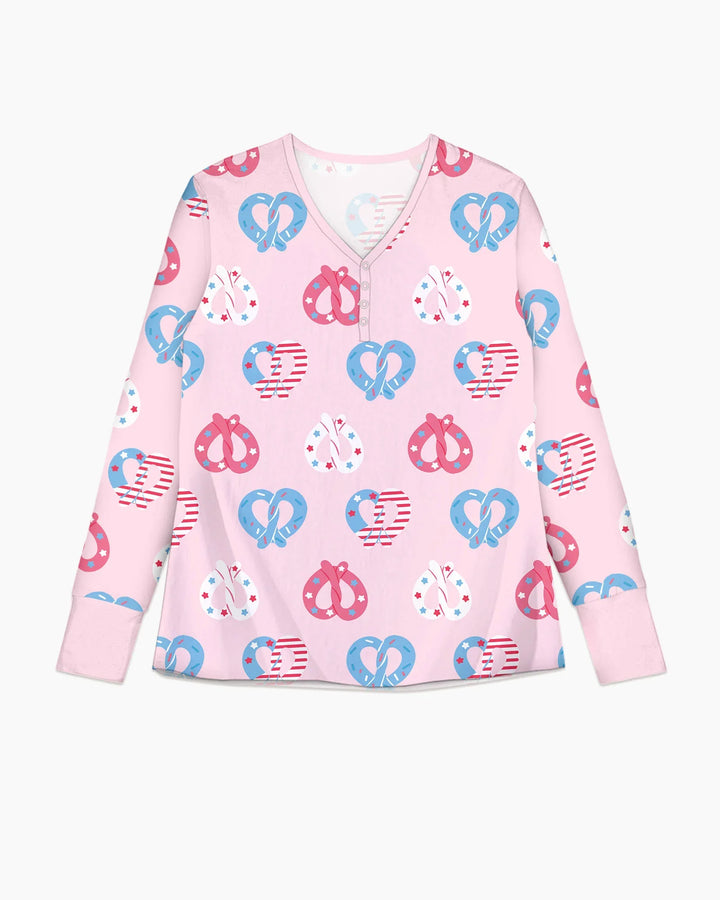 Vorlage Bambus Damen Pyjama Set