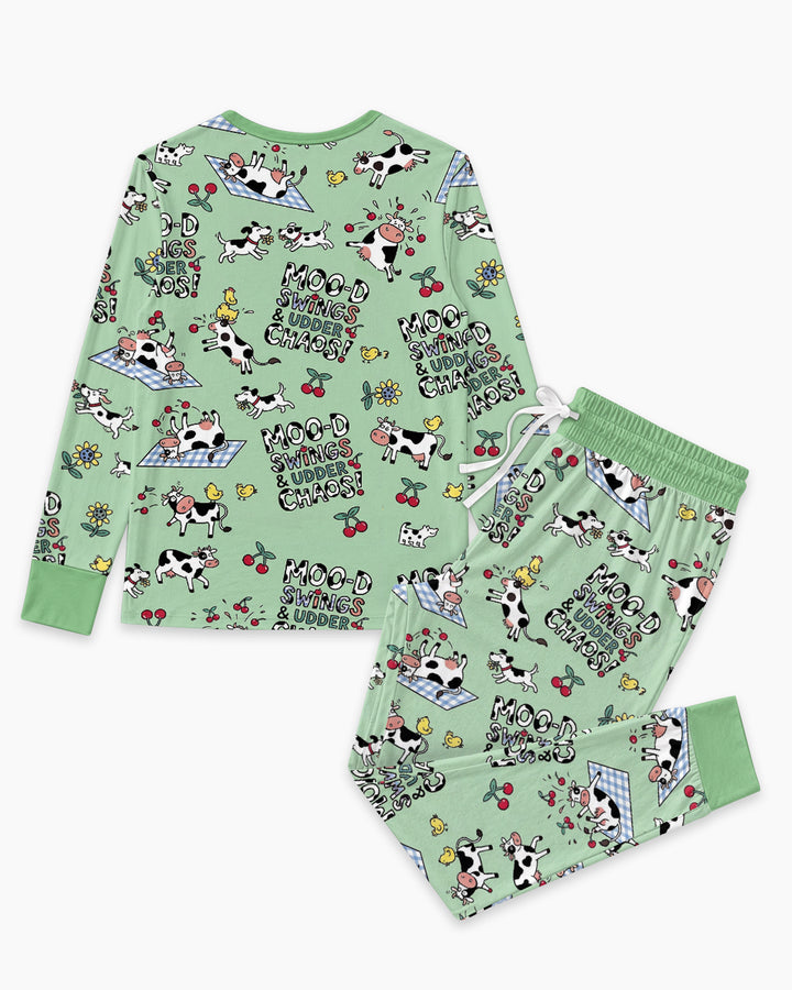 The Udderly Secret Journal Bamboo Women Pajama Set