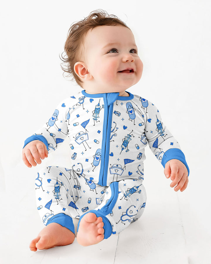 Cute Nurse Crew Bamboo Convertible Zippy