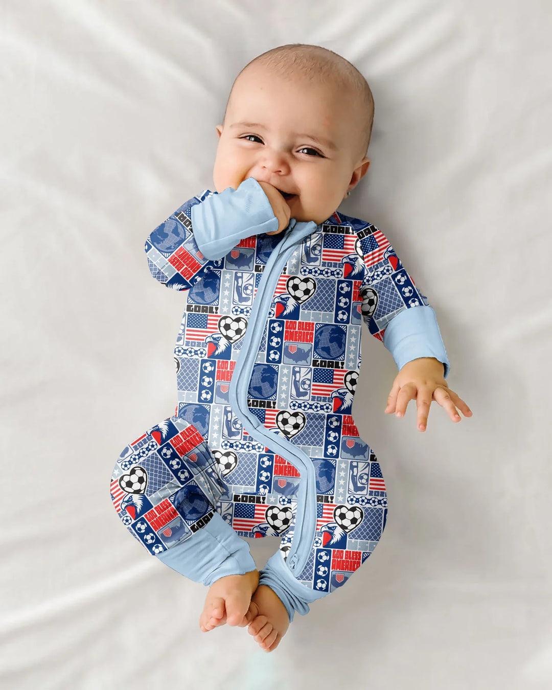 Gerippte Babykleidung mit individuellem Foto - Weich &amp; Skizzenhaft