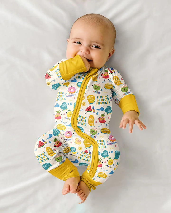 Gerippte Babykleidung mit individuellem Foto - Weich &amp; Skizzenhaft