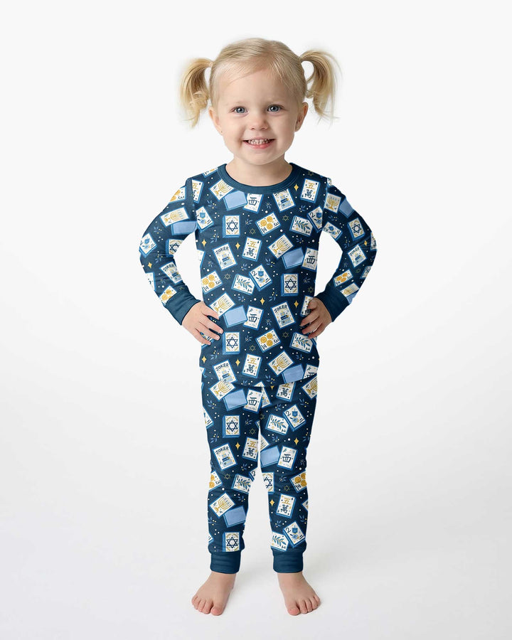 Love And Lights Bamboo Two Piece Long Sleeve Pajama Set