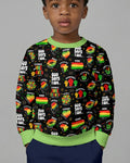 Gott sagt, ich bin Juneteenth Segnungen Bambus Rundhals-Sweatshirt