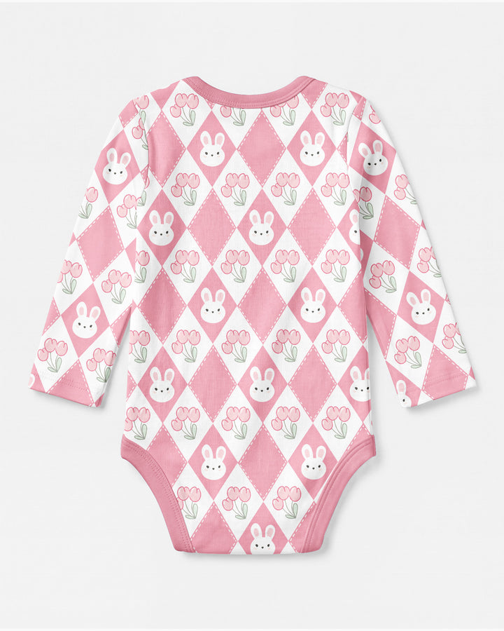 Custom Name When I Wake Up Bunny Birthday Bamboo Bodysuit