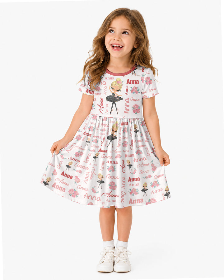 Cute Avatar Bamboo Twirl Dress