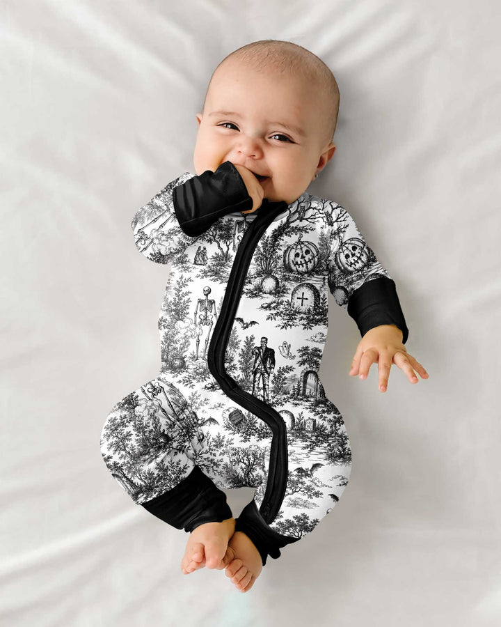 Spooky Halloween Toile Bamboo Convertible Zippy