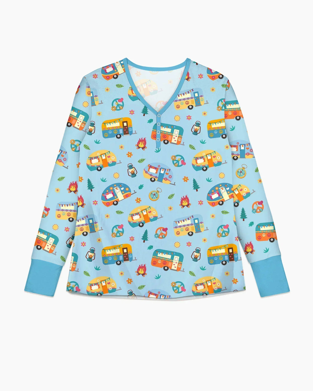 Happy Little Camper Women Pajama Set
