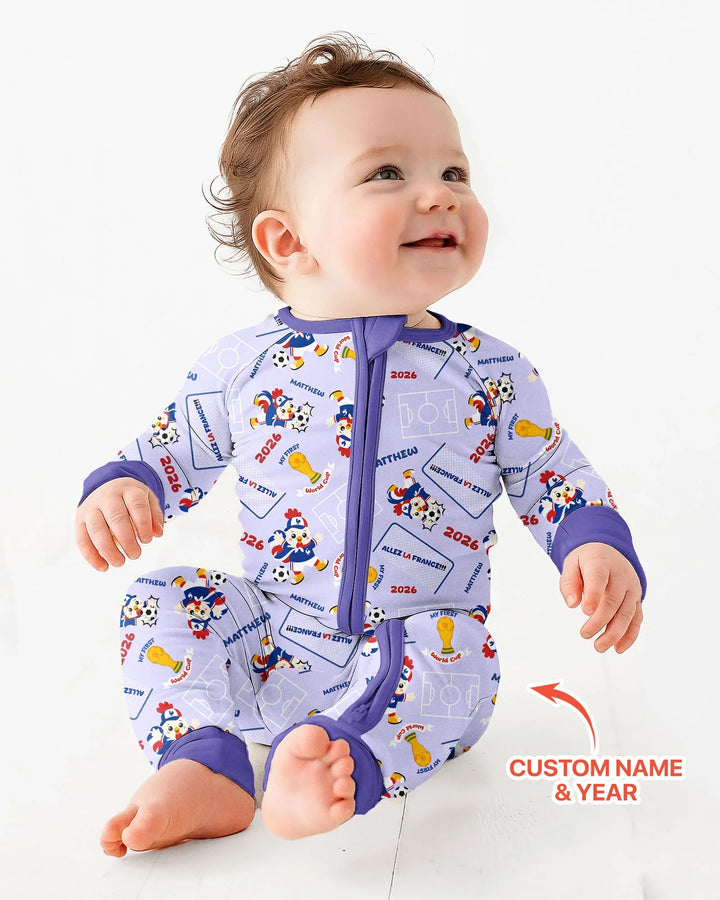 Gerippte Babykleidung mit individuellem Foto - Weich &amp; Skizzenhaft