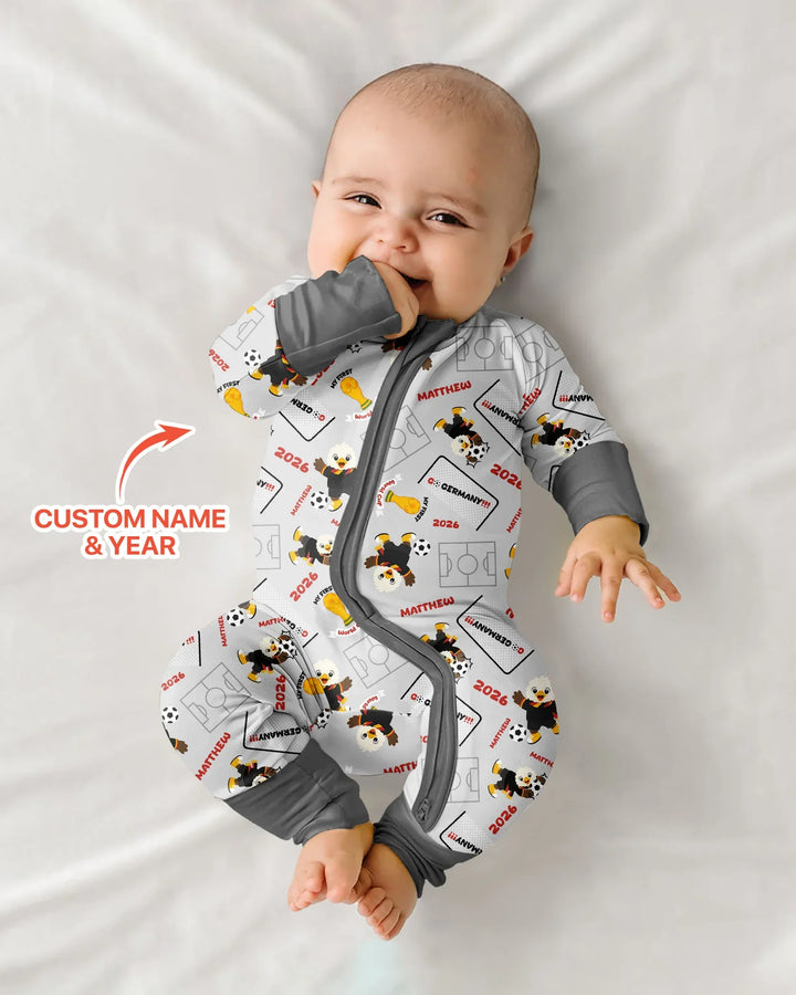 Gerippte Babykleidung mit individuellem Foto - Weich &amp; Skizzenhaft