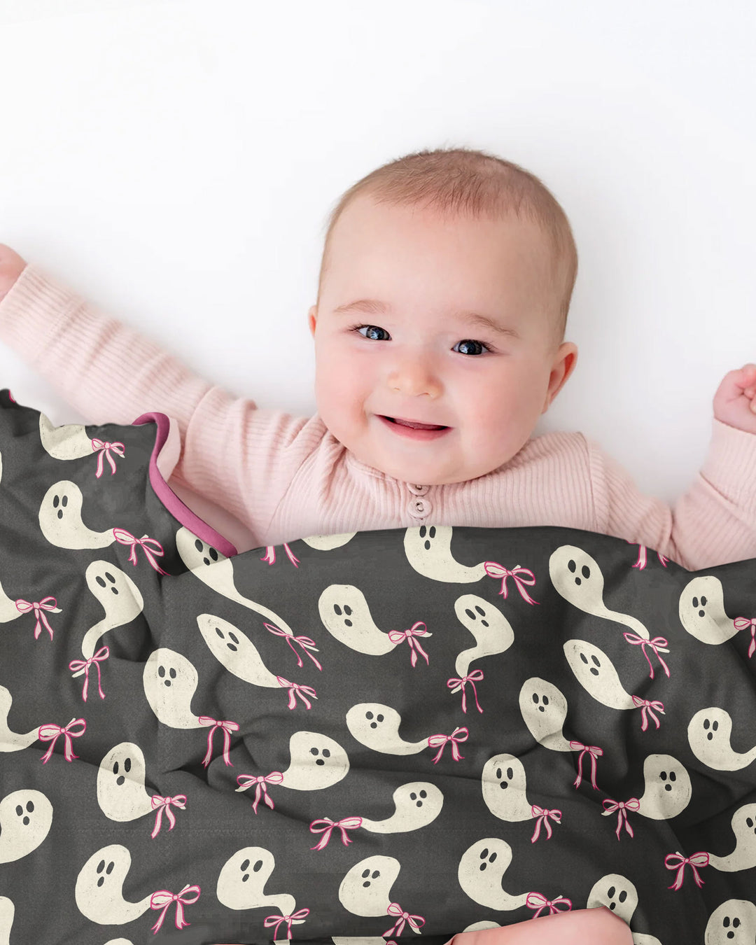 Little Ghosts Bamboo Blanket