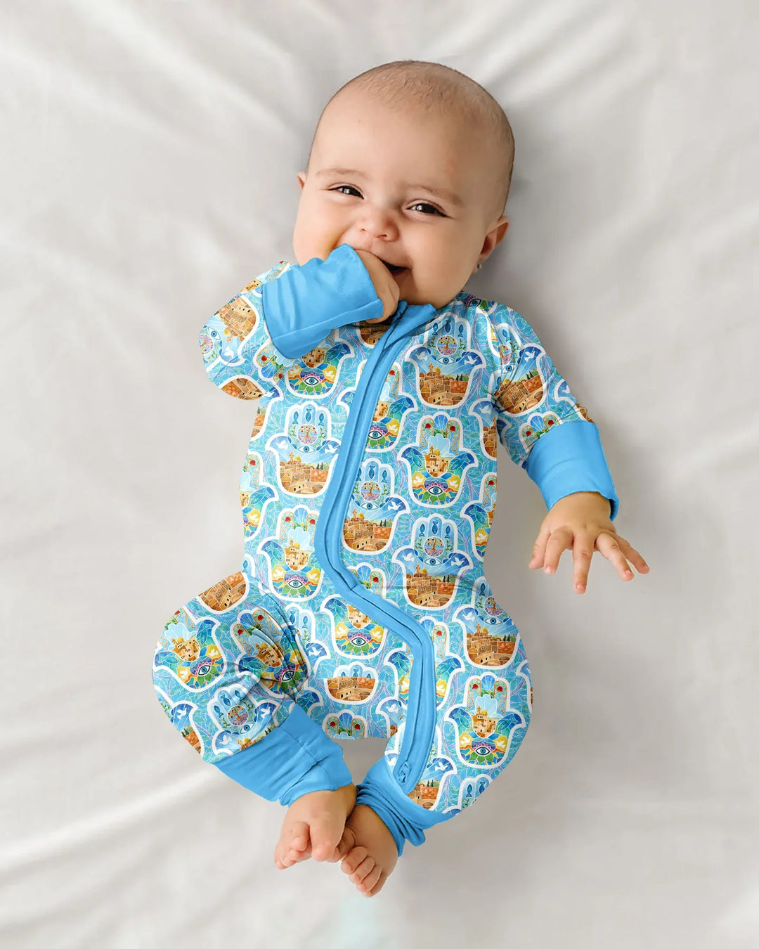 Gerippte Babykleidung mit individuellem Foto - Weich &amp; Skizzenhaft